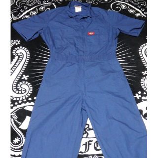 ディッキーズ(Dickies)の未使用デッド Dickies つなぎ 36(実寸Ｓ程度）ネイビー アメリカ企画(サロペット/オーバーオール)