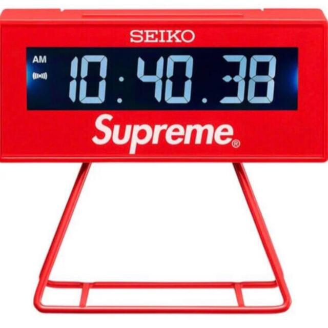 Supreme Seiko Marathon Clock Red