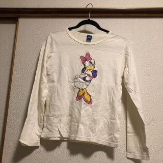 ディズニー(Disney)のデイジー　長袖Tシャツ　ディズニー　ロングTシャツ(Tシャツ(長袖/七分))