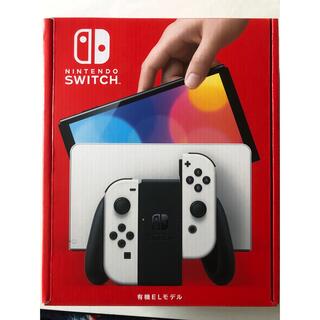 ニンテンドースイッチ(Nintendo Switch)のNintendo Switch 有機EＬ　ホワイト　新品未開封(家庭用ゲーム機本体)