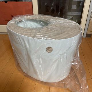 アイリスオーヤマ(アイリスオーヤマ)の【未使用】アイリスオーヤマ 猫用トイレ本体 上から猫トイレ ホワイト レギュラー(猫)