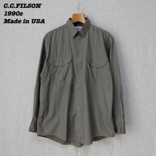 C.C.FILSON Shirts 1990s Made in USA L