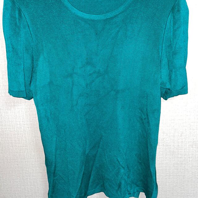 Yves Saint Laurent Beaute(イヴサンローランボーテ)のYSL ロゴTシャツ刺繍古着ヴィンテージシャツ レディースのトップス(Tシャツ(半袖/袖なし))の商品写真