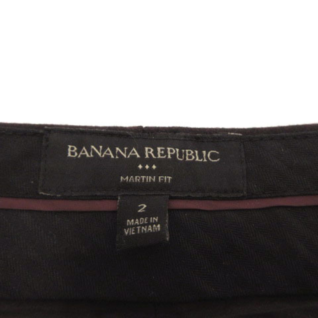 Banana Republic(バナナリパブリック)のBANANA REPUBL パンツ スラックス シンプル ボルドー エンジ系 2 レディースのパンツ(その他)の商品写真