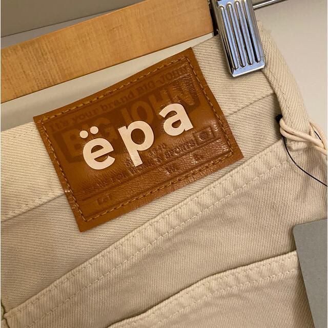 epa / high rise wide jeans(Ecru) 3