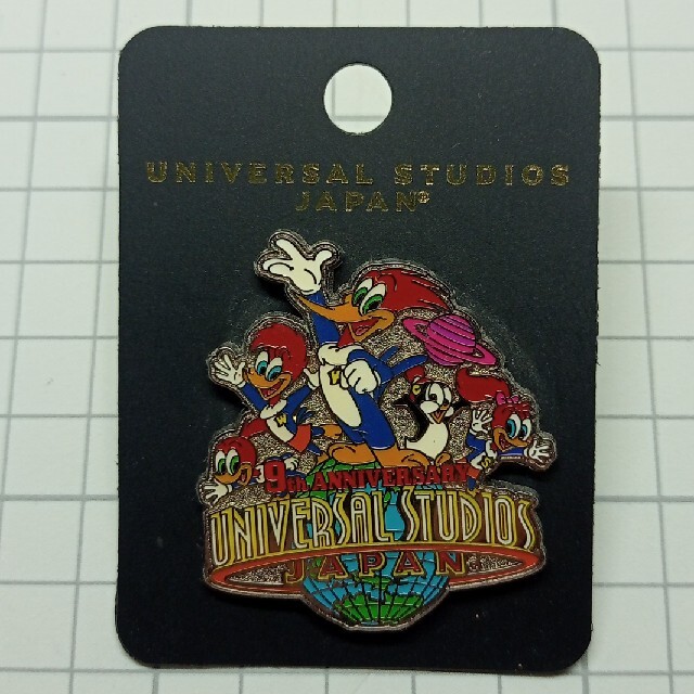 【非売品】USJ 9th記念ピンバッジ　スペースファンタジーザライド