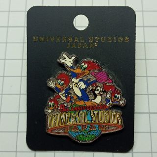 ユニバーサルスタジオジャパン(USJ)のUSJ　ピンバッジ　９周年記念　【新品・未使用】(バッジ/ピンバッジ)