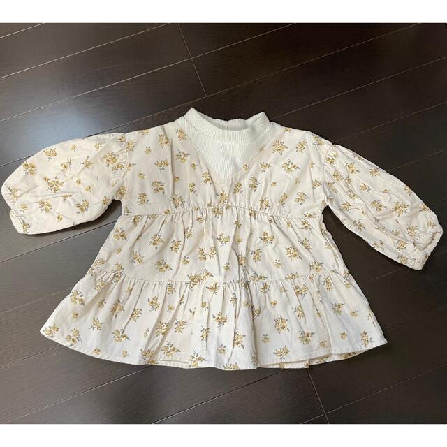 petit main(プティマイン)のプティマイン　トップス　90 キッズ/ベビー/マタニティのキッズ服女の子用(90cm~)(Tシャツ/カットソー)の商品写真