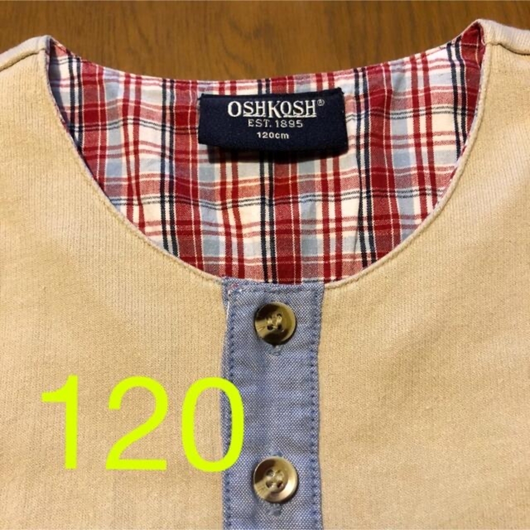 OshKosh(オシュコシュ)のオシュコシュ  キッズ ベスト 120 キッズ/ベビー/マタニティのキッズ服女の子用(90cm~)(ジャケット/上着)の商品写真