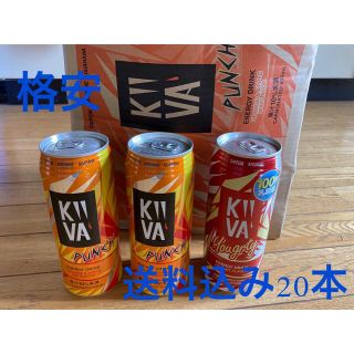 KIIVAPANCHオレンジ&アップルフレーバー20本エナジードリンク炭酸飲料(ソフトドリンク)