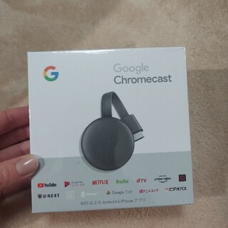 Google Chromecast チャコール GA00439-JP(映像用ケーブル)