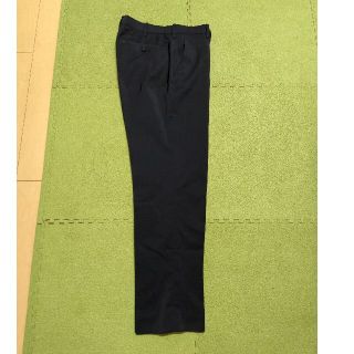 ユニクロ(UNIQLO)のユニクロ感動パンツ（ウールライク）ネイビー　ウエスト79cm、股下73cm(スラックス)