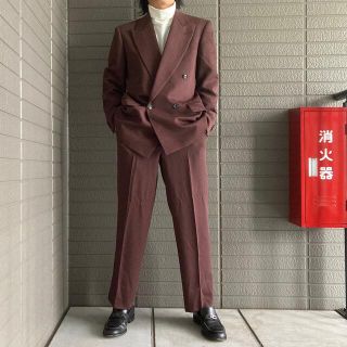 ジュンメン(JUNMEN)の【Vintage】90's JUNMEN バーガンディ　セットアップ(セットアップ)