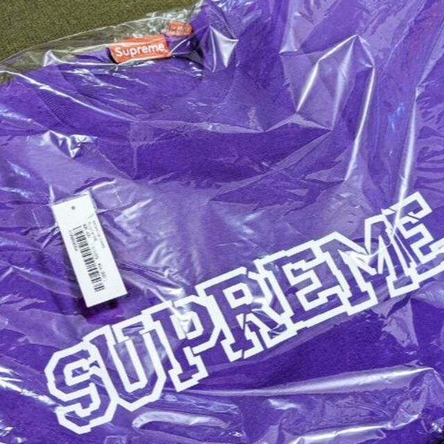 Supreme(シュプリーム)のXXLサイズ/Supreme Shattered Logo Crewneck 紫 メンズのトップス(スウェット)の商品写真