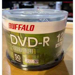 バッファロー(Buffalo)のバッファロー DVD-R 1回録画用 4.7GB 50枚 片面 1-16倍速(その他)