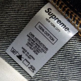 Supreme - 30インチ/Supreme Rigid Slim Jean インディゴブルーの通販