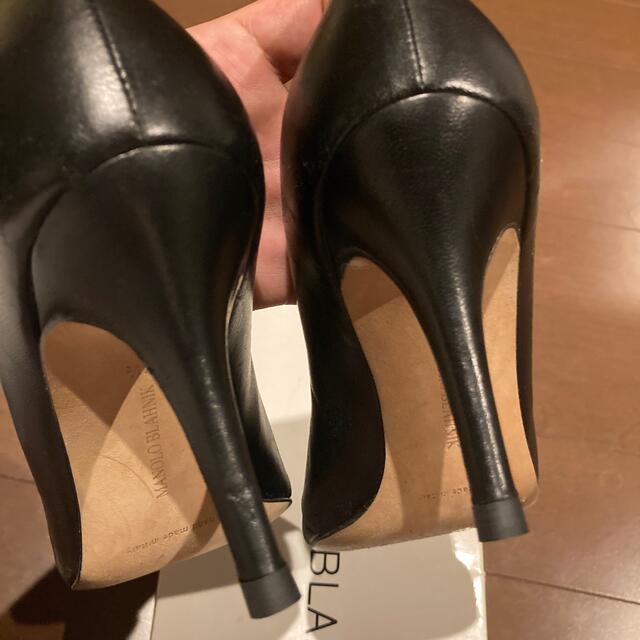 MANOLO BLAHNIK マノロブラニク オープントゥ パンプス ...