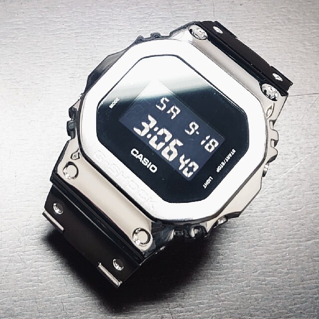 カシオジーショック CACIO G-SHOCK DW-5600BBフルメタル