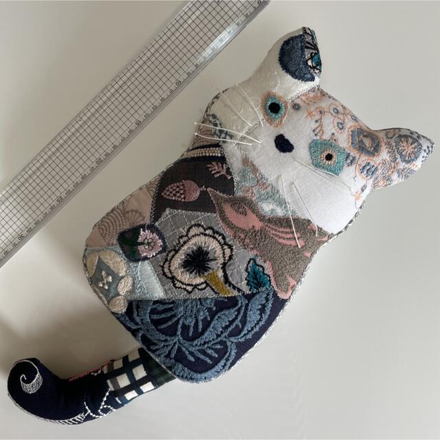 ミナペルホネン  ハンドメイド   オッドアイ ⭐猫 (*ΦωΦ)coda ⑳