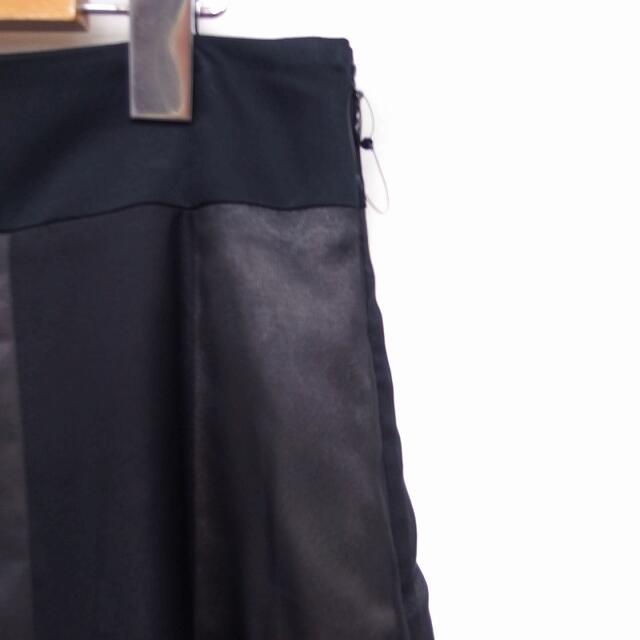 QUEENS COURT(クイーンズコート)のクイーンズコート QUEENS COURT オーガンジー フレア スカート 黒 レディースのスカート(ひざ丈スカート)の商品写真