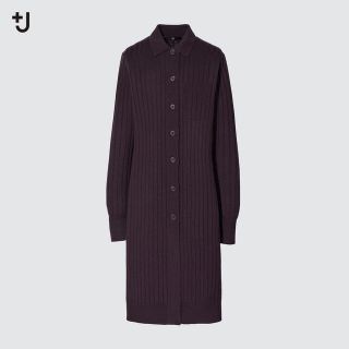 ユニクロ(UNIQLO)のプラスJ ＋J エクストラファインメリノリブロングカーディガン（長袖）(カーディガン)