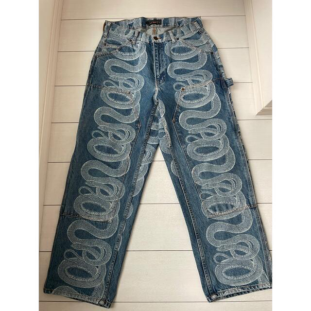 supreme hysteric glamor snake denim 30 supreme hysteric glamor snake denim 30