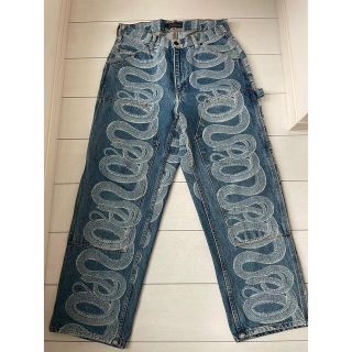 シュプリーム(Supreme)のsupreme hysteric glamor snake denim  30(デニム/ジーンズ)