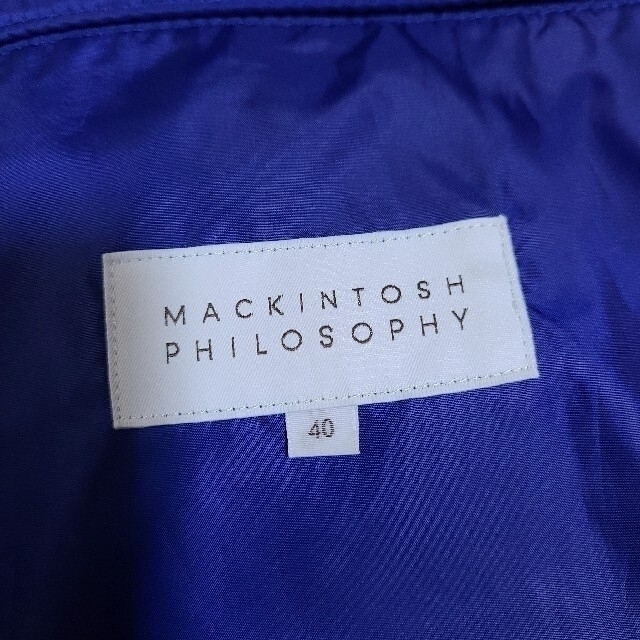 MACKINTOSH PHILOSOPHY(マッキントッシュフィロソフィー)の美品マッキントッシュ フィロソフィー  スプリングコート ステンカラーコート レディースのジャケット/アウター(スプリングコート)の商品写真