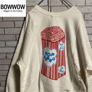 BOWWOW バウワウ リバースウィーブ バックプリント ビッグシルエット(スウェット)