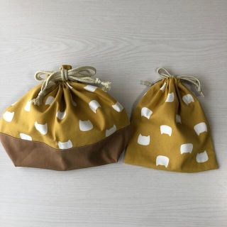 【入園入学準備】お弁当袋&コップ袋【2点セット】(外出用品)