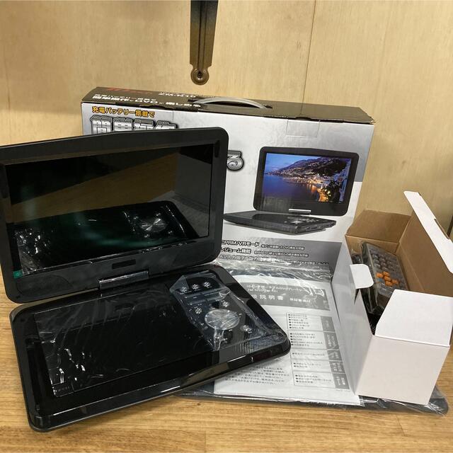 新品 ポータブルDVDプレーヤー 10インチ プレイヤー ブラック 黒