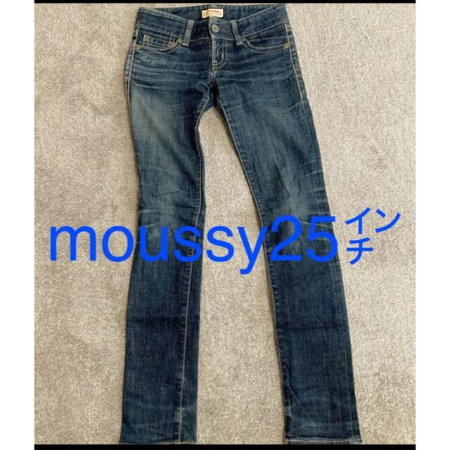 moussy(マウジー)のmoussy25㌅パンツ レディースのパンツ(デニム/ジーンズ)の商品写真