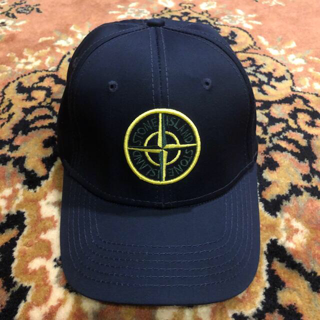 STONE ISLAND(ストーンアイランド)のSTONE ISLAND ストーンアイランド cap キャップ 刺繍 ネイビー メンズの帽子(キャップ)の商品写真