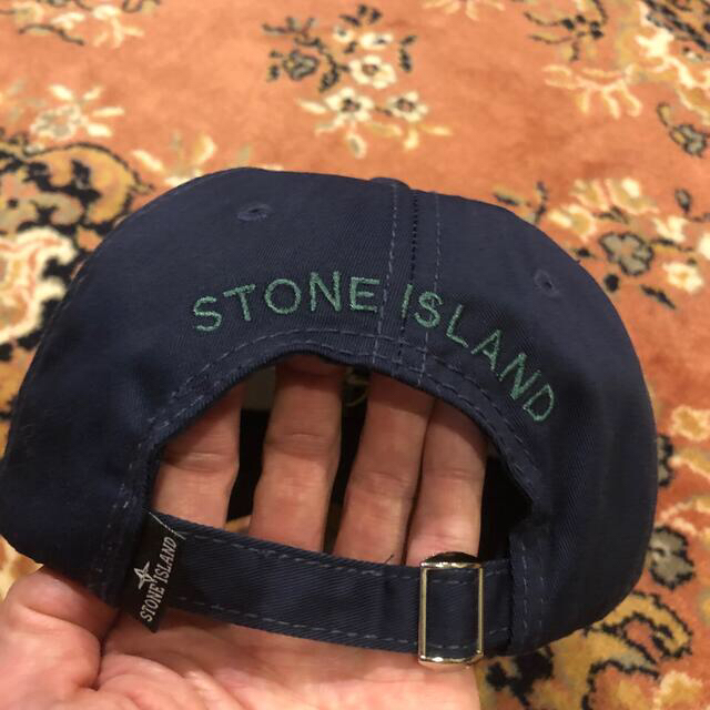 STONE ISLAND(ストーンアイランド)のSTONE ISLAND ストーンアイランド cap キャップ 刺繍 ネイビー メンズの帽子(キャップ)の商品写真