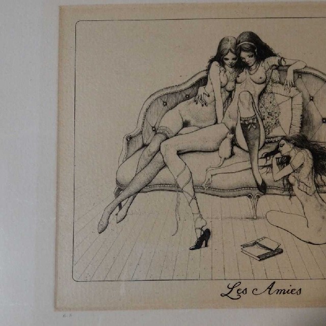 山本六三 銅版画 版画 アルフォンスイノウエ 生田耕作 澁澤龍彦 1