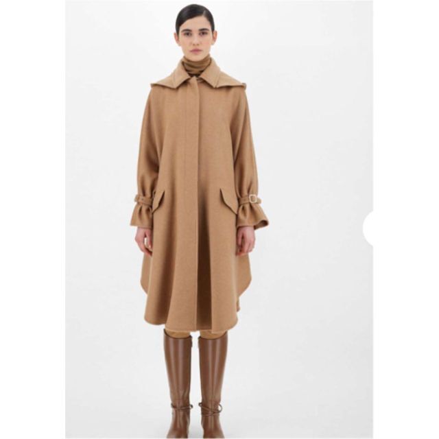 ジャケット/アウター ☆MaxMara☆ピュア キャメルケープコート☆XS