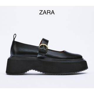 ザラ(ZARA)のKey80621様 専用！  ZARA フラットプラットフォームシューズ　(ローファー/革靴)