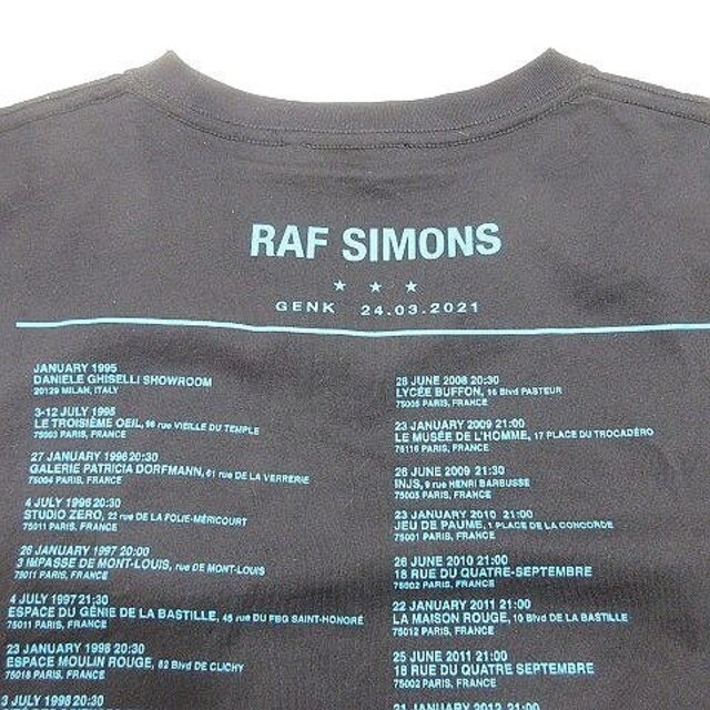 RAF SIMONS(ラフシモンズ)の21/22AW ラフシモンズ ATARAXIA TOUR T-SHIRT S メンズのトップス(Tシャツ/カットソー(半袖/袖なし))の商品写真