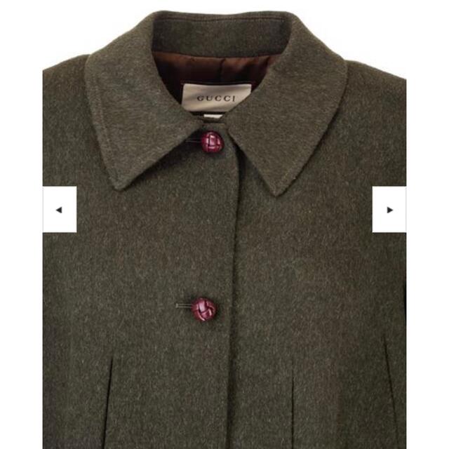 【激レア商品】GUCCI プリーツ ウールコート 40