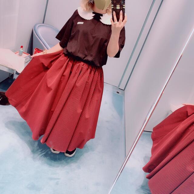 Miu Miu ボリューム フレア ロングスカート
