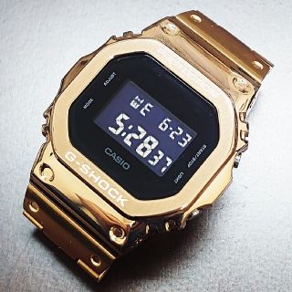 ジーショック(G-SHOCK)のカシオジーショック CACIO G-SHOCK DW-5600BBフルメタル(腕時計(デジタル))