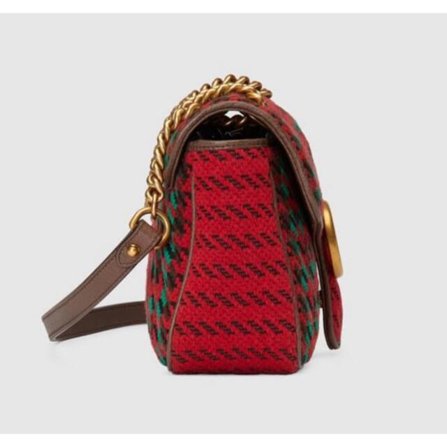 GUCCI GGマーモント フラップショルダーバッグ マルチカラー ...