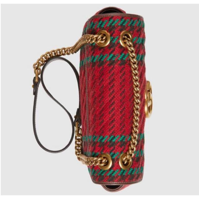 GUCCI GGマーモント フラップショルダーバッグ マルチカラー ...