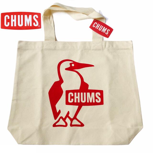 CHUMS(チャムス)の【新品】 チャムス(CHUMS) トートバック アウトドア 赤 レッド レディースのバッグ(トートバッグ)の商品写真