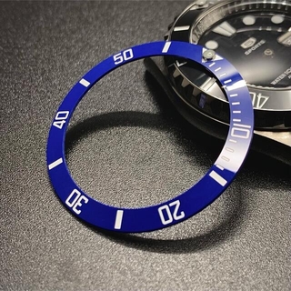 セイコー(SEIKO)の7S26-0020 SKX SRPD インナー ベゼル 青 ブルー サブ 緑夜光(腕時計(アナログ))