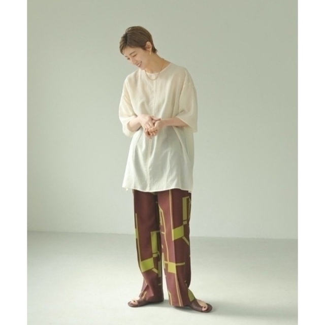 TODAYFUL(トゥデイフル)の【美品】TODAYFUL Sheer Over Blouse 夏半袖ブラウス レディースのトップス(シャツ/ブラウス(長袖/七分))の商品写真