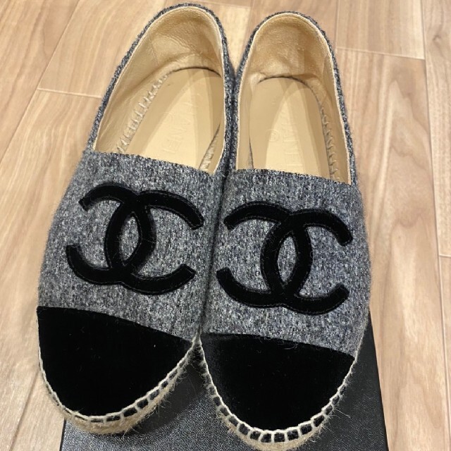 CHANEL エスパドリーユ 輝い dtwg.co.uk-日本全国へ全品配達料金無料