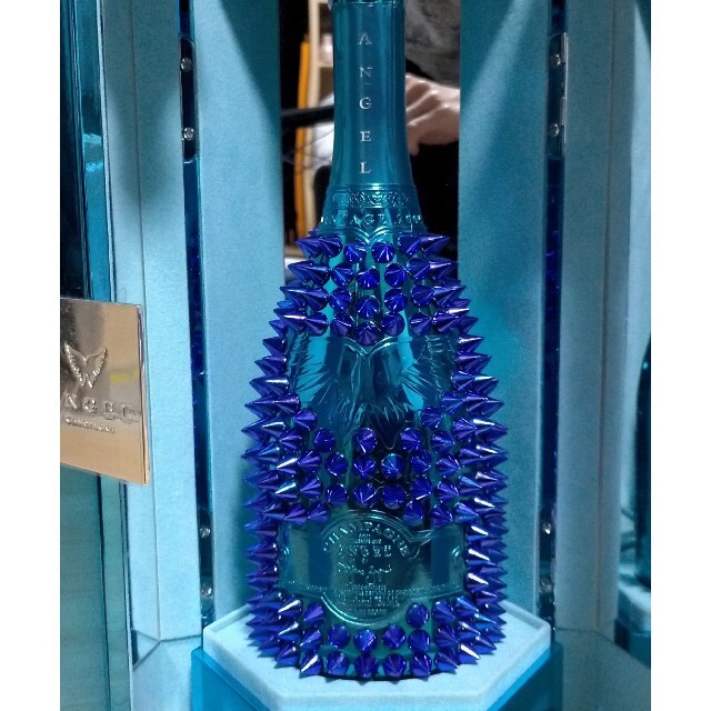 トゲ エンジェルシャンパン ヴィンテージ 空瓶 ブルー 青 ANGEL | フリマアプリ ラクマ