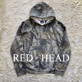 RED  HEAD フーディー　パーカー　迷彩　ツリーカモ　(パーカー)