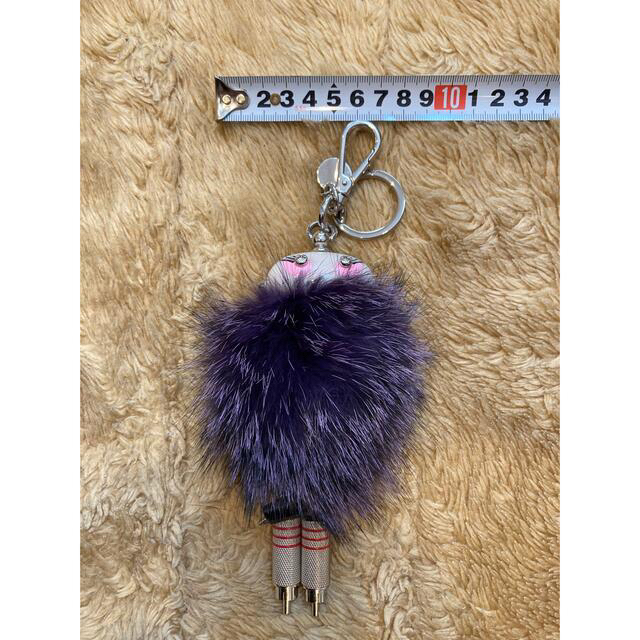 ⭐︎美品 PRADAプラダ TRICK ROBOT ファー チャームキーホルダー
